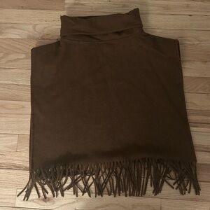 Primark Chocolate Fringe Poncho